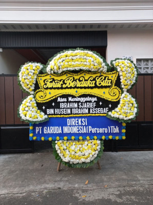 Papan Bunga Duka di Cibogo