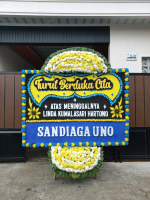 Papan Bunga Duka di Cibogo